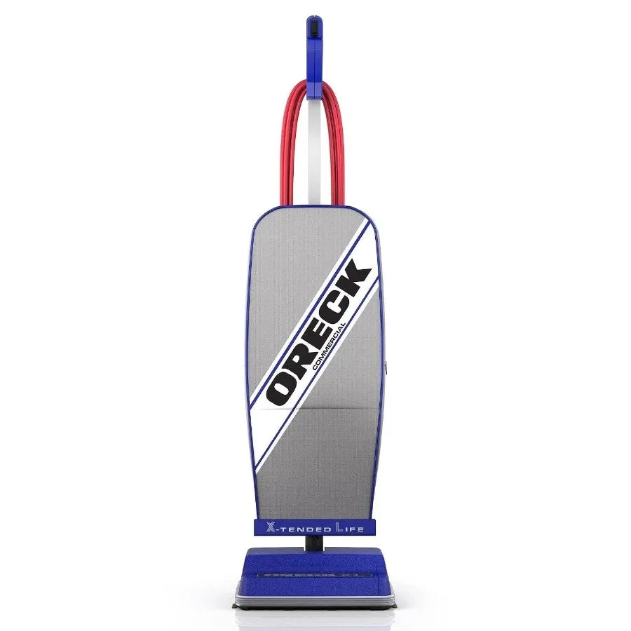 Commercial XL Upright Vacuum Cleaner, Lightweight Bagged Vacuum for Commercial Use, Strong Suction for Hard Floors and Carpets Home Office Cleaning