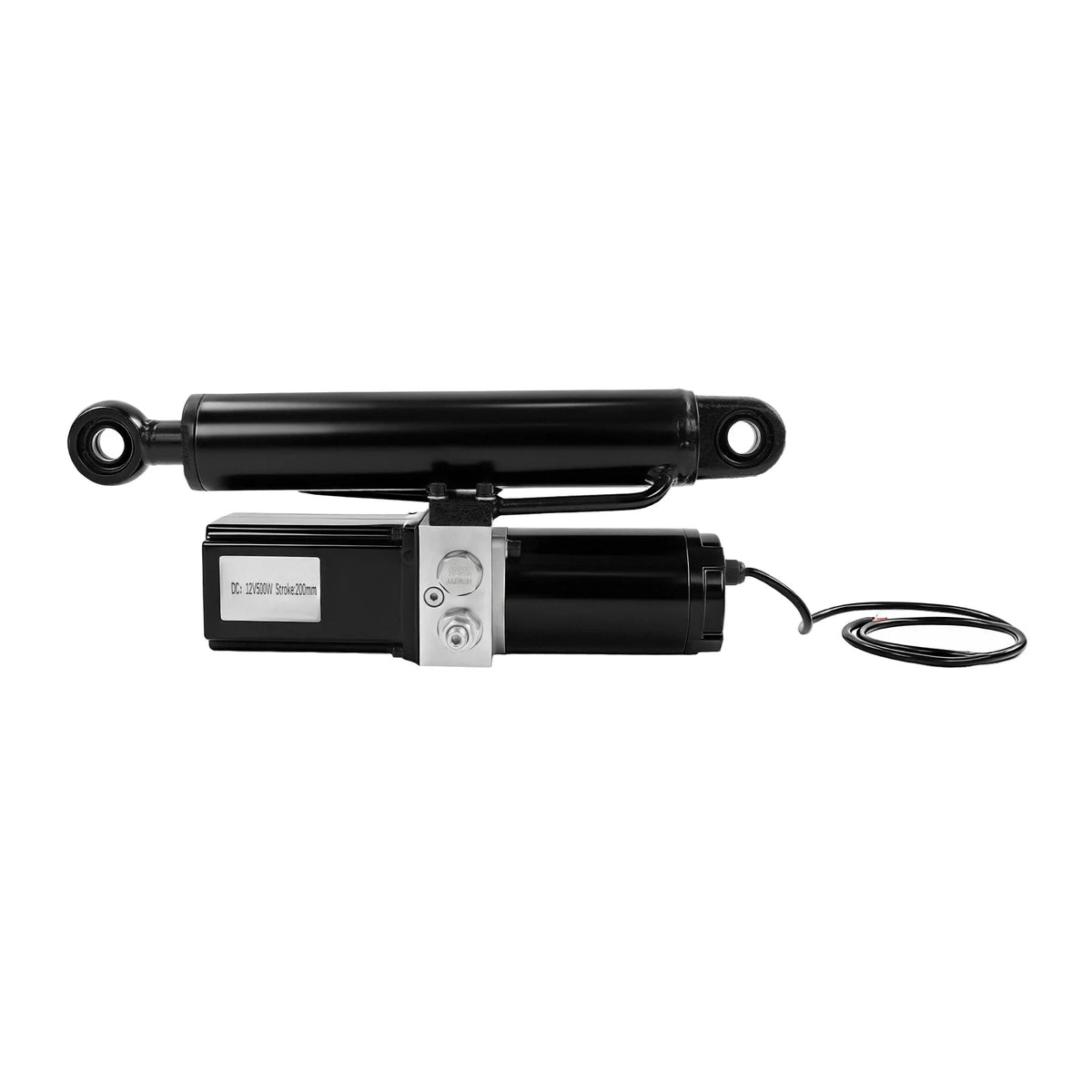 Electric Hydraulic Actuator, 12V Linear Actuator, 800W, 2850rpm, 2T/4409lbs Max Load, 0.98in/s, IP54 Waterproof Dustproof, Two-way Self-locking, Overload Protection, Smooth Running, for Automotive, Dump Trailer, Lifting, Ware