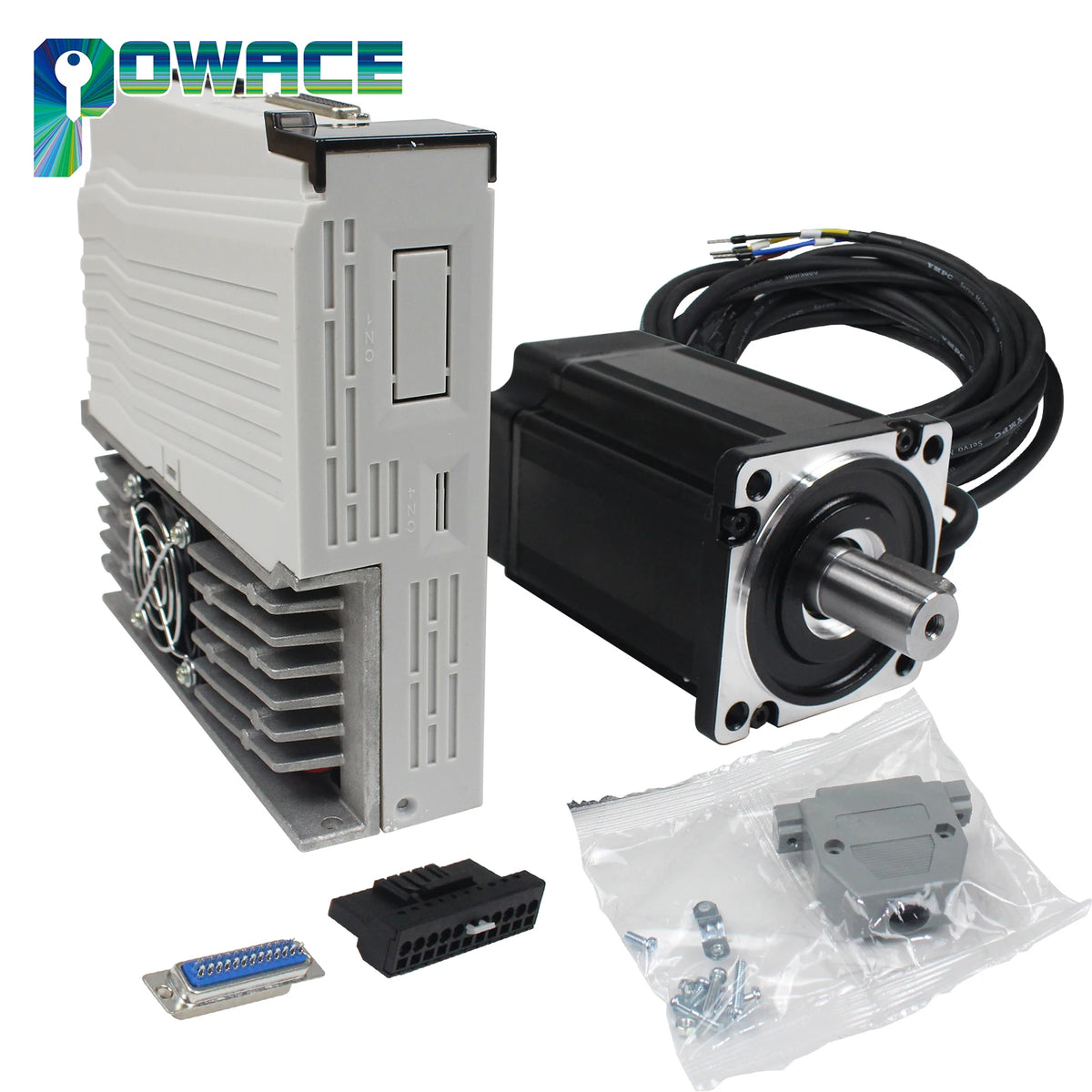 【BR US CZ】Magnetic Encoder 400W 600W 750W 1000W 1KW AC Servo Stepper Motor CNC Kit With Brake Or Not