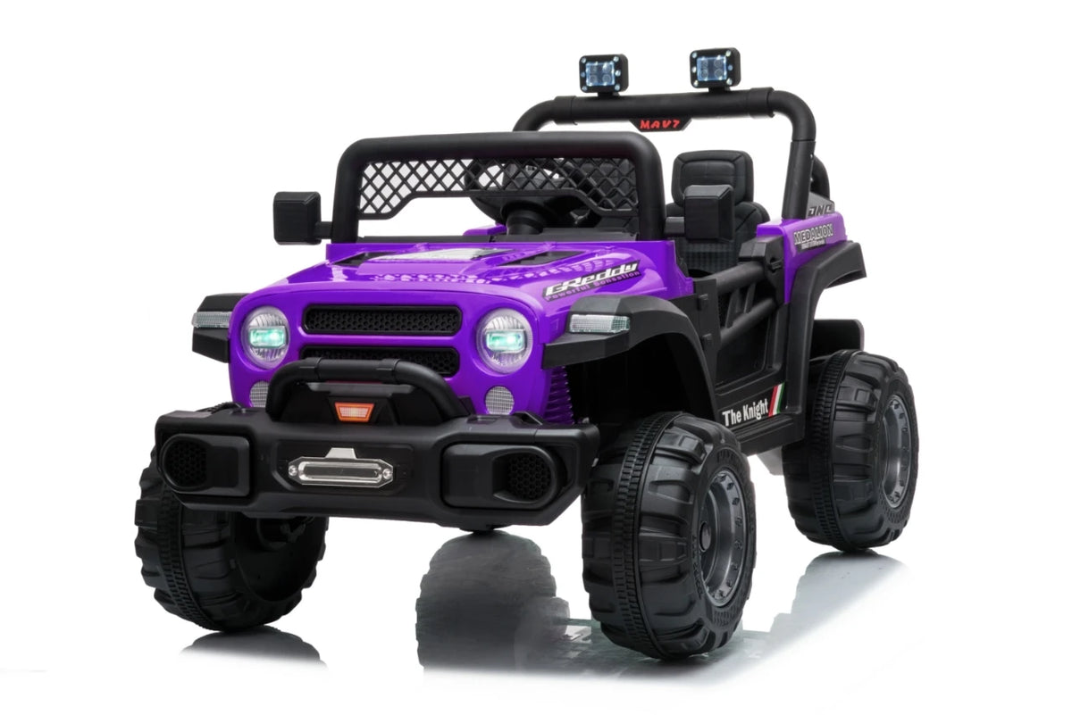 12V Kids Ride On Car, 2 Seater Electric Toy Car for Toddlers and Children, Ride On Toys with Parent Remote Control, Battery-Powered w/Music & LED Lights