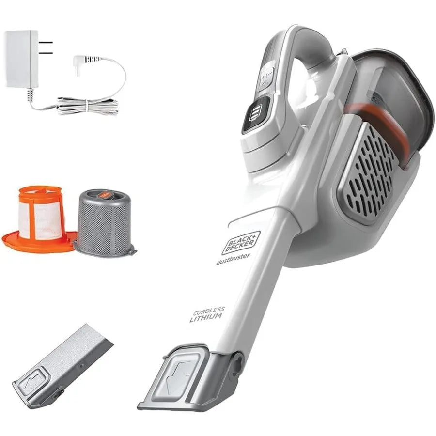 Dust Buster Hand Held Vacuum Cordless Rechargeable, Portable Vacuum for Car, Extended Runtime, Powerful Suction, Extra Long Cre