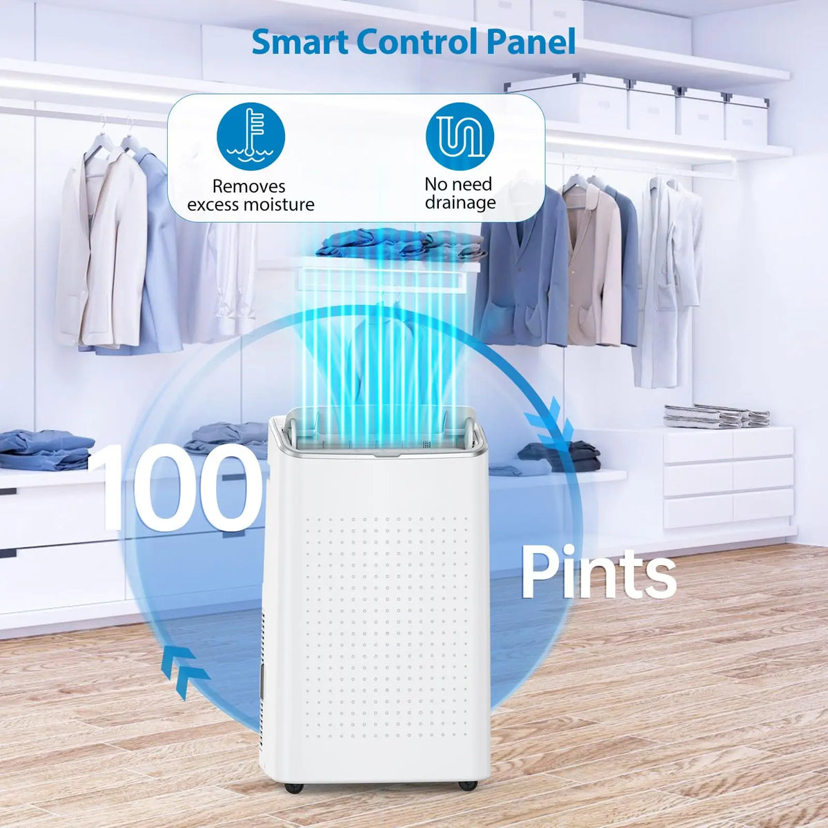 15000 BTUs Portable Air Conditioner with Cooling, Dehumidifier, Fan 3-in-1 Room Air Conditioner, 24 Hour Timer/Sleep Mode, Cools up to 850 Sq. Ft. for Home Garage Office