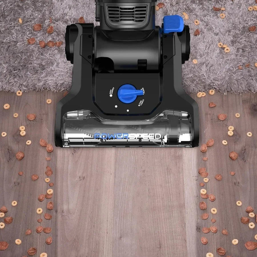 PowerSpeed Lightweight Upright Vacuum Cleaner for Carpet and Hard Floor, Powerful Bagless Upright Vacuum Cleaner for Home Pets,
