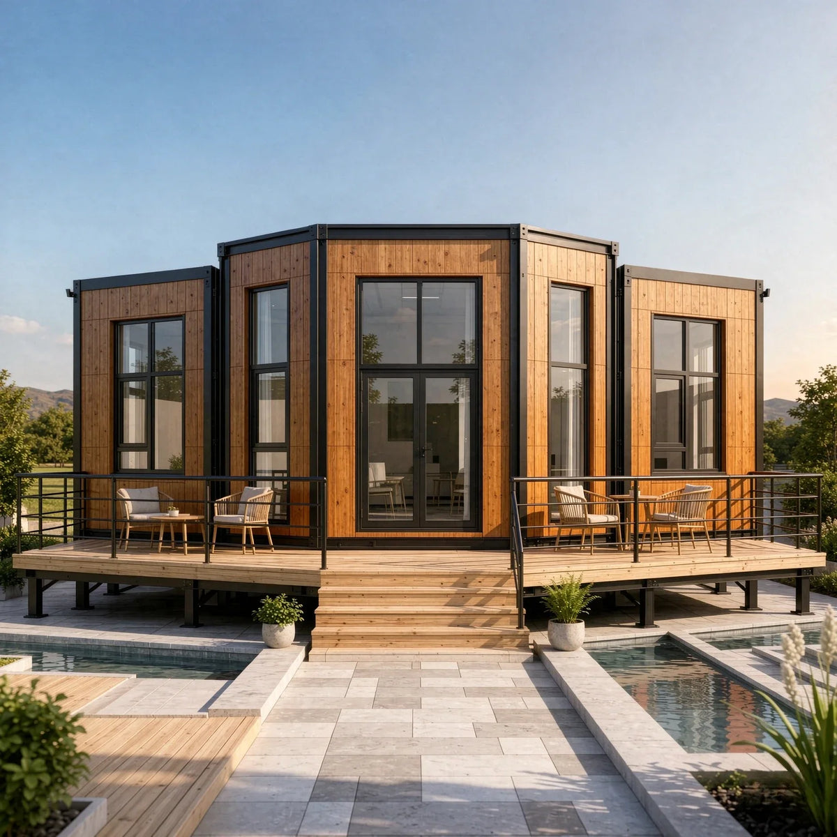 40ft 20ft Mobile Tiny House Expandable Container House Prefabricated Houses Folding Room Prefab Villa Portable Home Garden Rooms