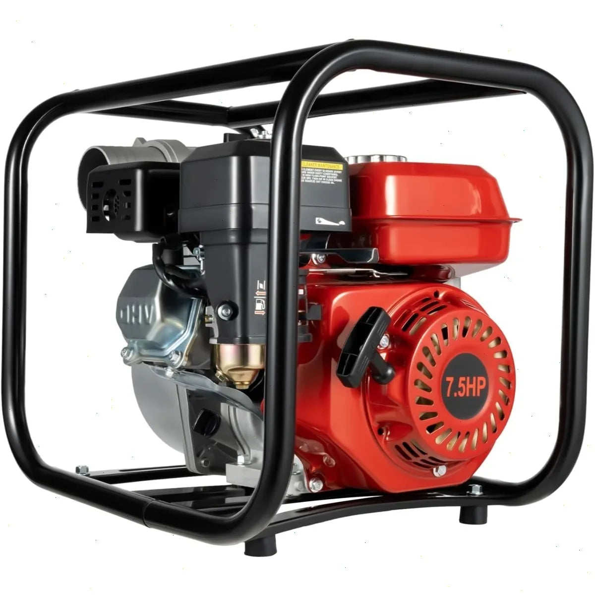 Irrigation Water Pump, 3 Inch Water Pump 7.5HP Fuel Engine Self Priming Pump, High Flow for Agricultural Farm Water Transfer