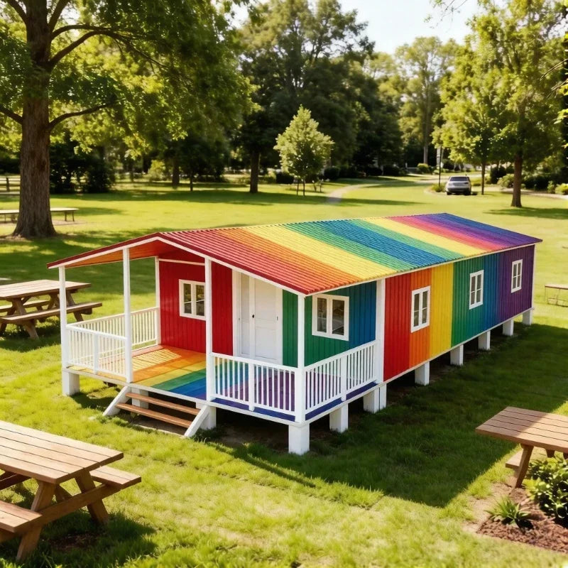 40ft 20ft Mobile Tiny House Expandable Container House Prefabricated Houses Folding Room Prefab Villa Portable Home Garden Rooms