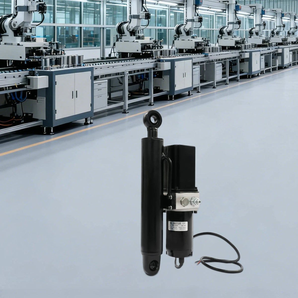 Electric Hydraulic Actuator, 12V Linear Actuator, 800W, 2850rpm, 2T/4409lbs Max Load, 0.98in/s, IP54 Waterproof Dustproof, Two-way Self-locking, Overload Protection, Smooth Running, for Automotive, Dump Trailer, Lifting, Ware