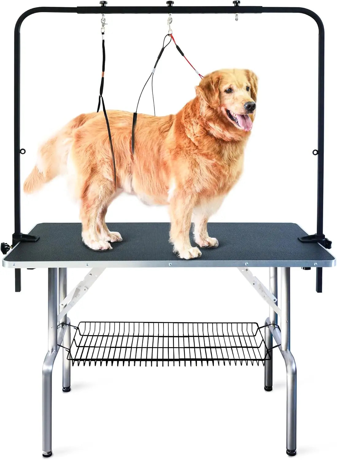 46 Inch Dog Grooming Table for Large Pets, Professional Pet Grooming Station for Large Dogs Home Salon Use