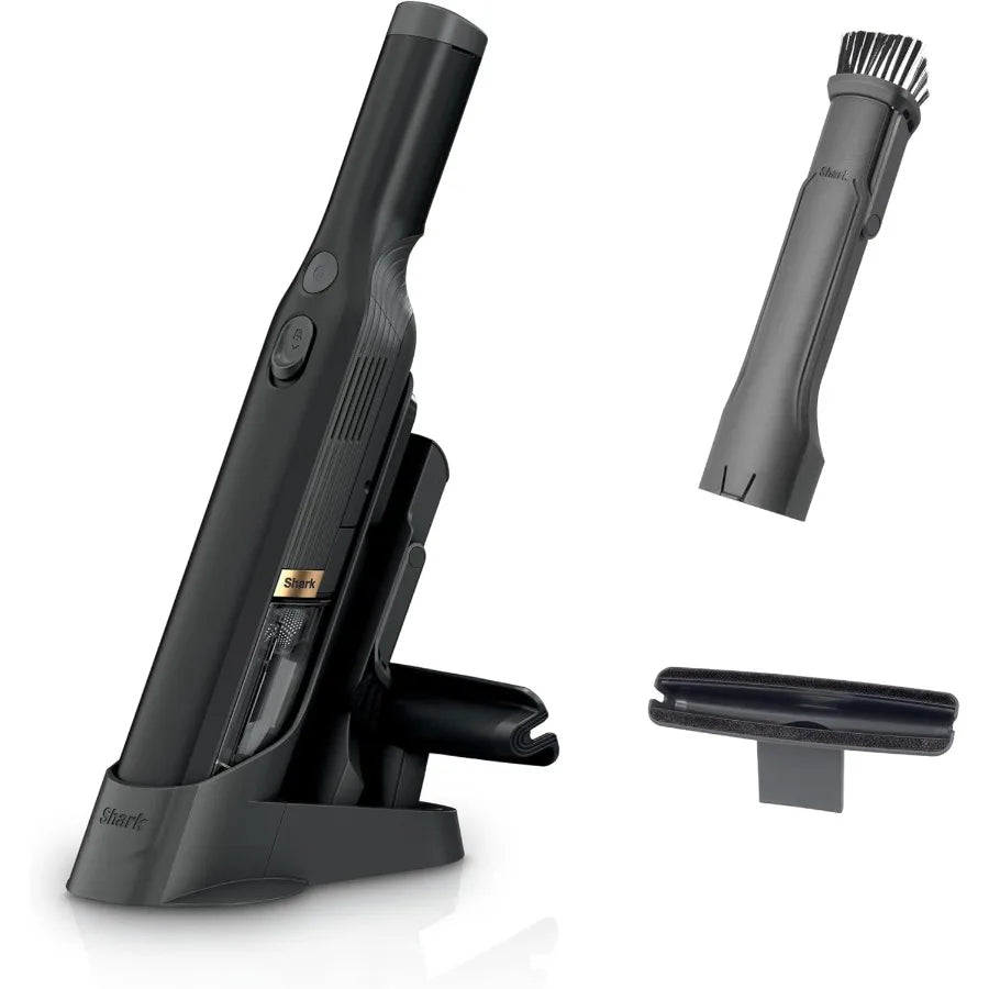 WANDVAC WV201BK Cordless Hand Vacuum, Ultra Light 1.4lbs Design, Rechargeable with Charging Dock, One-Touch Debris Empty, Multi-Surface Cleaning for Home, Car & Pet Hair