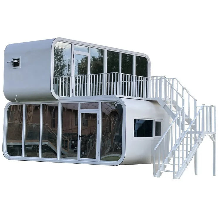 Portable Tiny Container Home 20ft Foldable Prefab House Mobile Office Living Modular Expandable