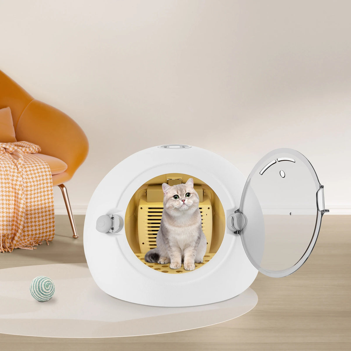 600W Pet Dryer Machine Portable Cat Dryer Box Puppy Drying Machine