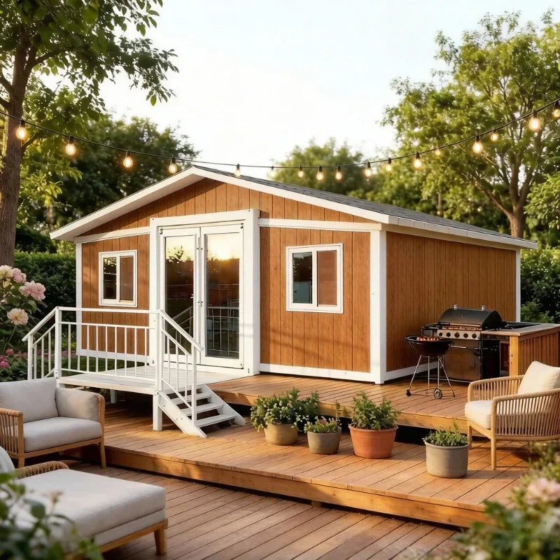 40ft 20ft Mobile Tiny House Expandable Container House Prefabricated Houses Folding Room Prefab Villa Portable Home Garden Rooms