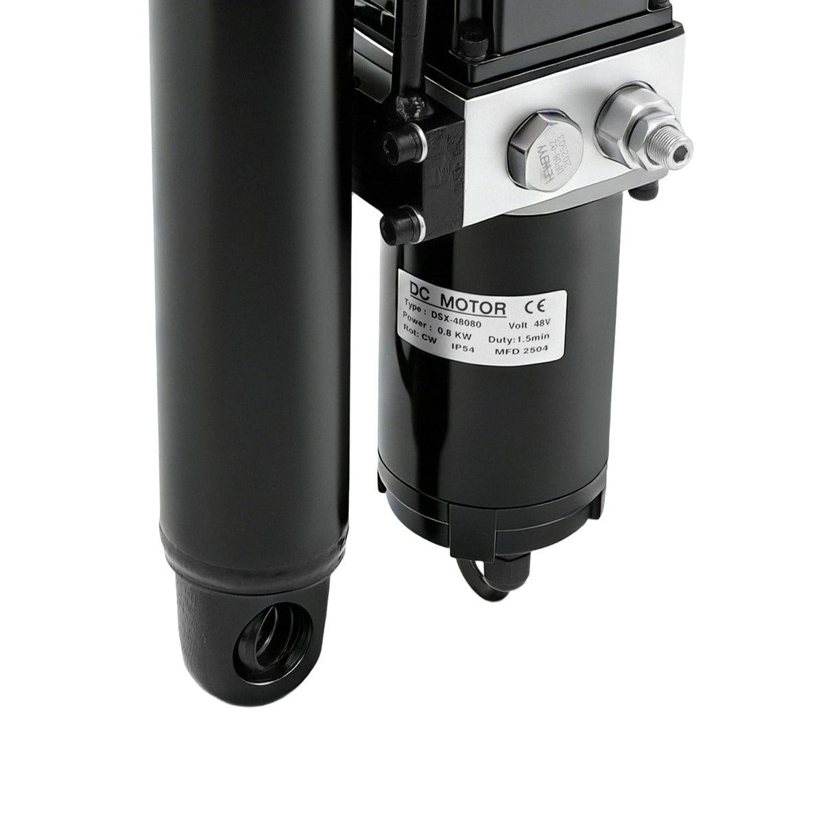 Electric Hydraulic Actuator, 12V Linear Actuator, 800W, 2850rpm, 2T/4409lbs Max Load, 0.98in/s, IP54 Waterproof Dustproof, Two-way Self-locking, Overload Protection, Smooth Running, for Automotive, Dump Trailer, Lifting, Ware