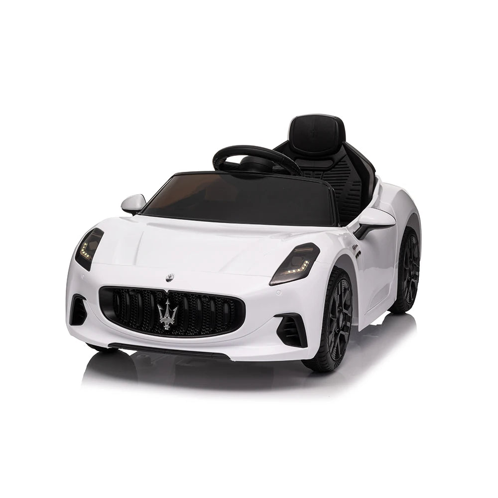 12V Ride on Car, Kids Electric Car with Remote Control | Battery Powered Vehicles with LED Light, Spring Suspension, Double Doors, Gift for Toddler 3-8 Years