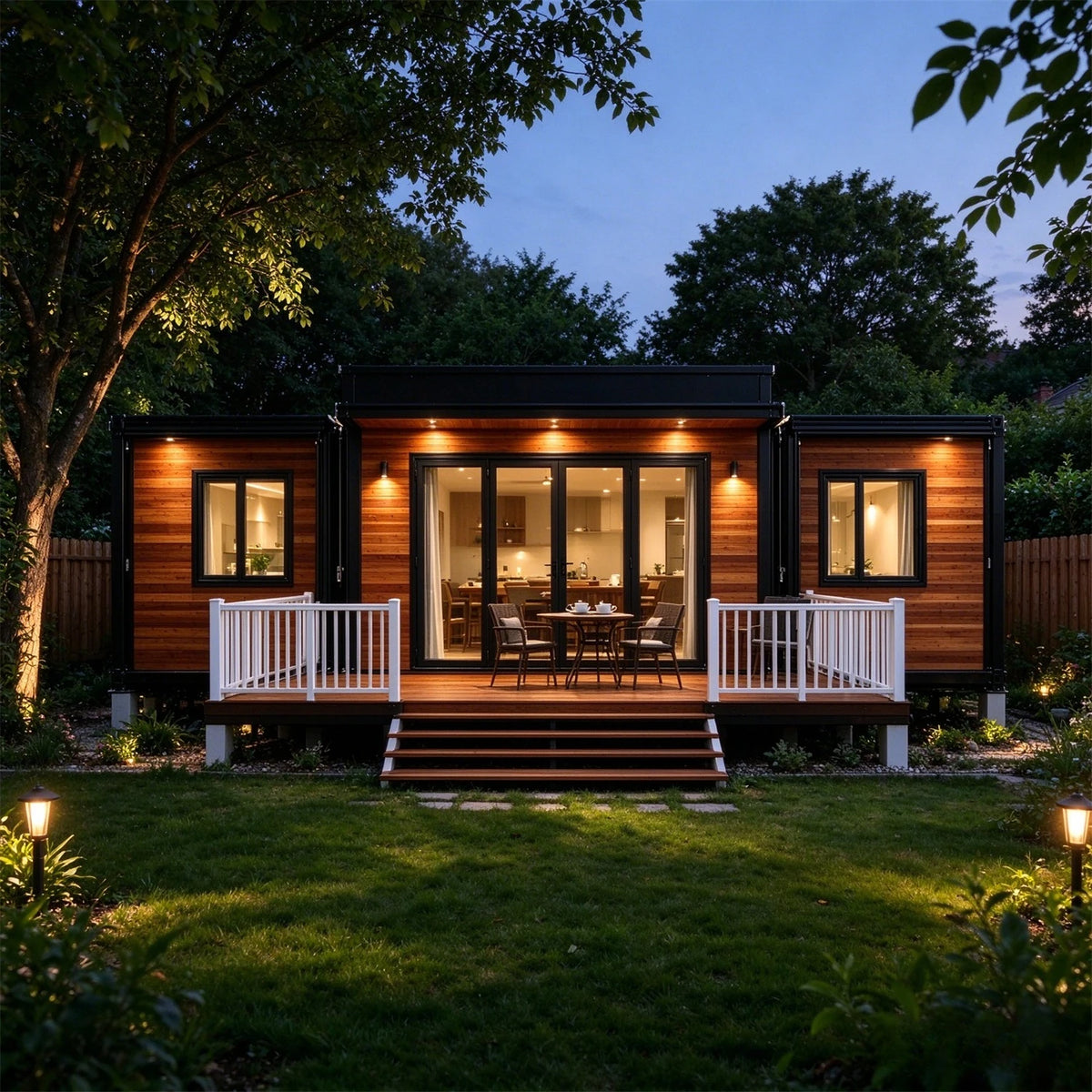 40ft 20ft Mobile Tiny House Expandable Container House Prefabricated Houses Folding Room Prefab Villa Portable Home Garden Rooms