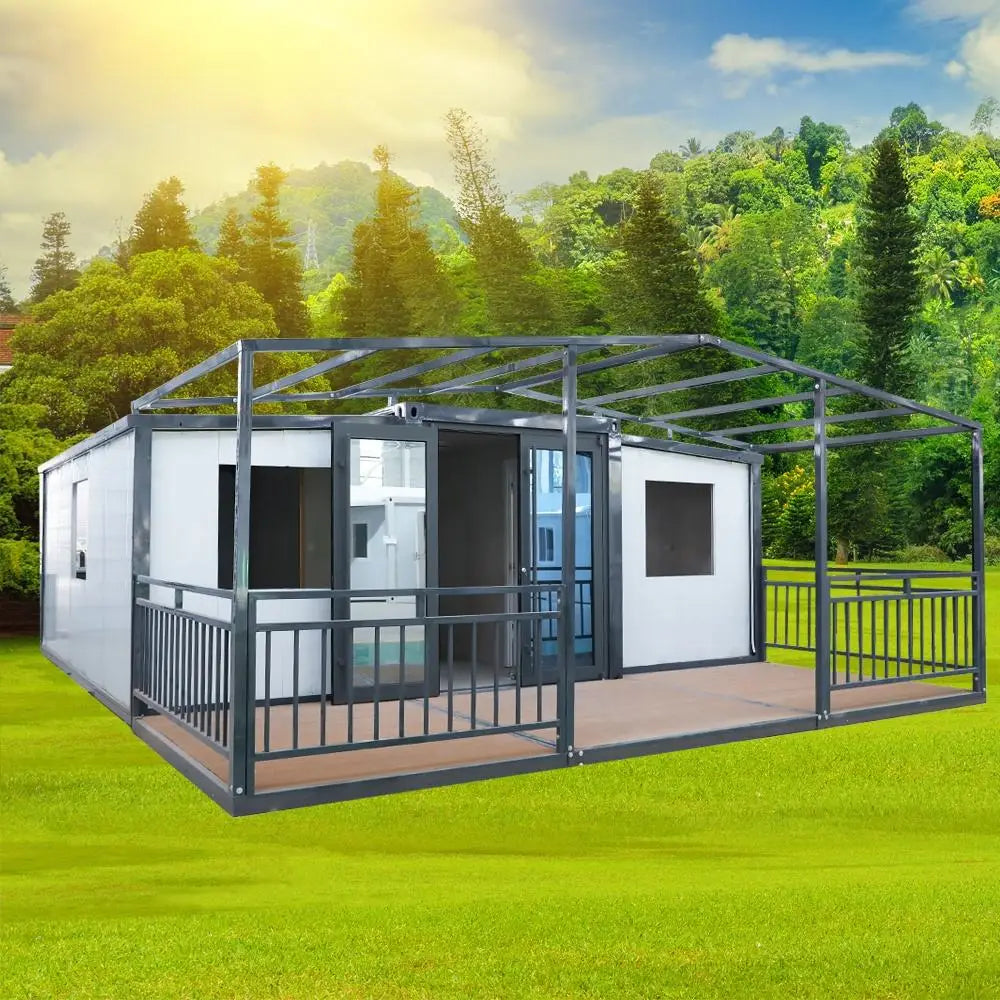 Prefab Container House Portable Prefabricated Homes Container Detachable Tiny House Expandable Container House Modular Office