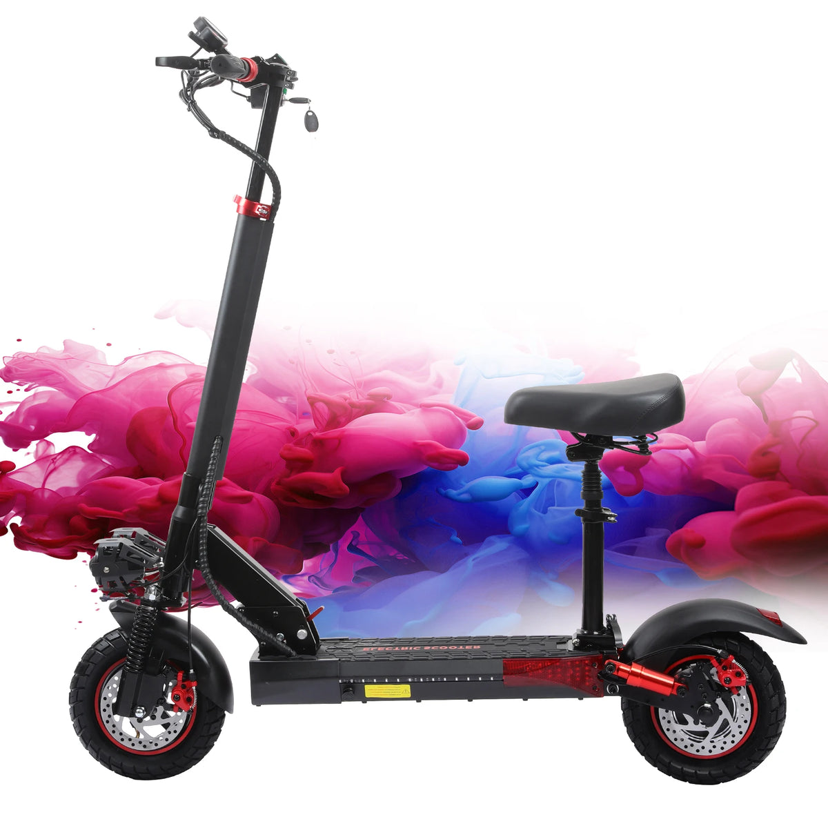 X10 Pro Heavy Duty Electric Scooter with Seat 100kg Capacity 1200W Motor IPX5 Waterproof 40KM/H Conquer Rough Mountain Roads