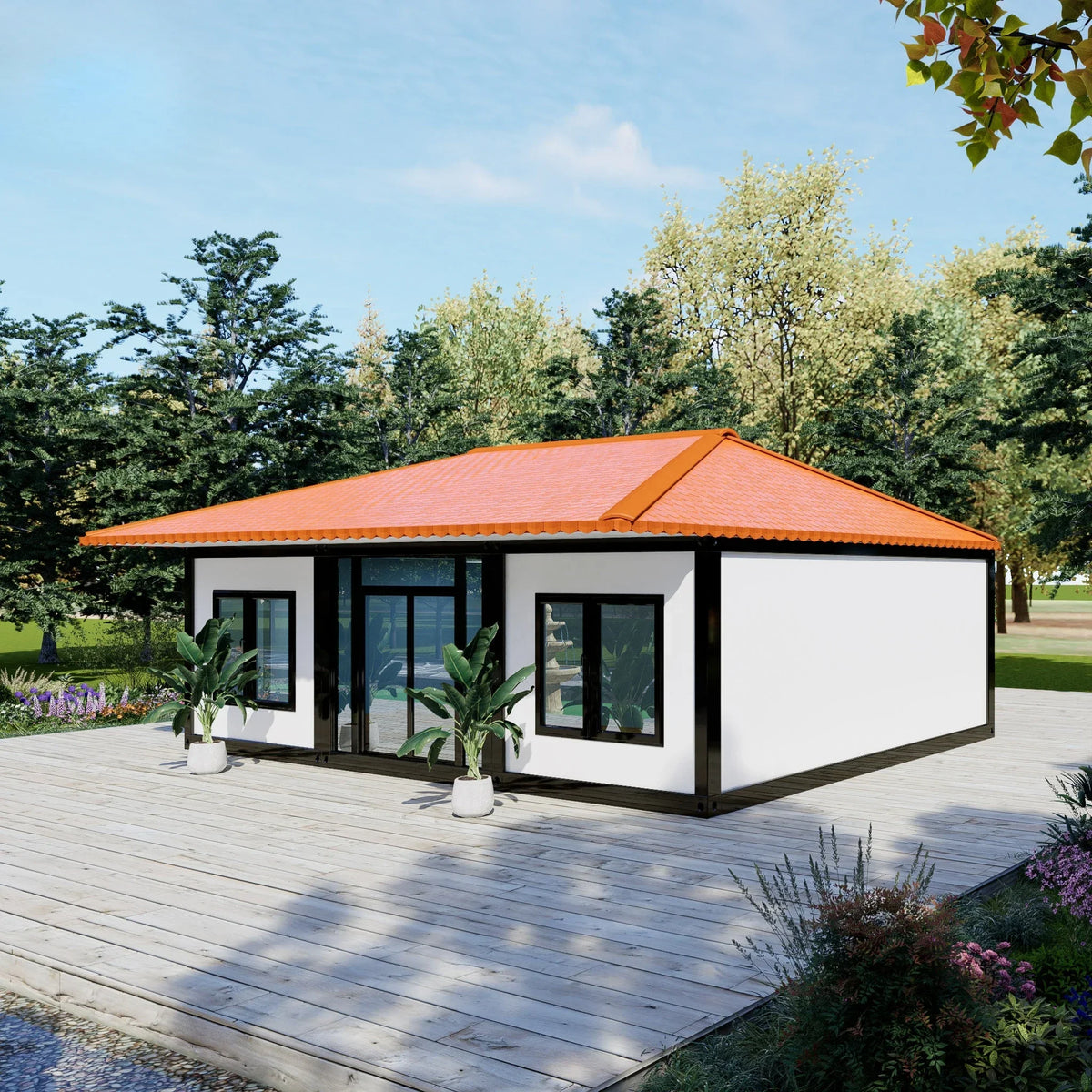 YG Customized Modern Prefab House 20ft Container Modular Portable Home Flat Pack Container House Tiny House Prefabricated Houses