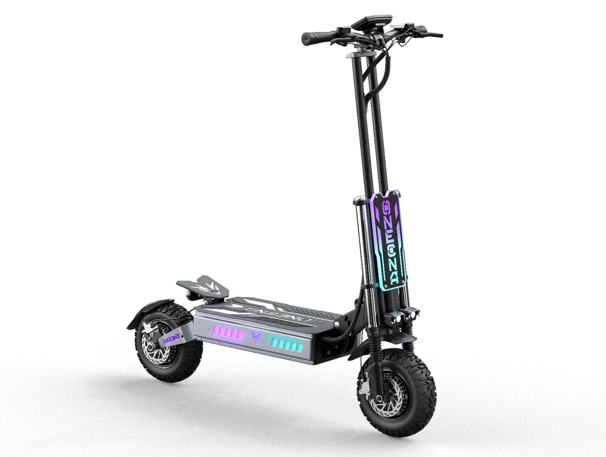 ONECNA T99 8000W Dual Motor Adult Off‑Road Electric Scooter, 60V 38Ah Battery, 55MPH Max Speed, 75 Miles Long Range, All‑Terrain 13" Tires, NFC Card & App Control, Dual Front Rear Suspension UL2272 Certified