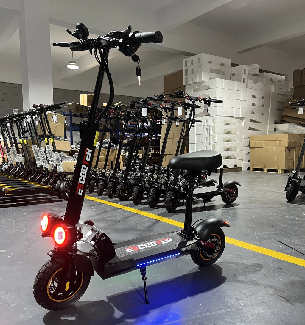 EU UK US Warehouse Stock 48V 16Ah 10 Inch Off Road 800 Power 45KM/H Electric Scooter 2 Wheel for Adults