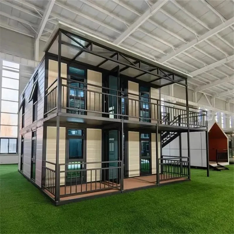 Wholesale 2 Storey Prefabricated Mobile Home Luxury Portable Prefab Modular House Garden Rooms Container House Folding Room